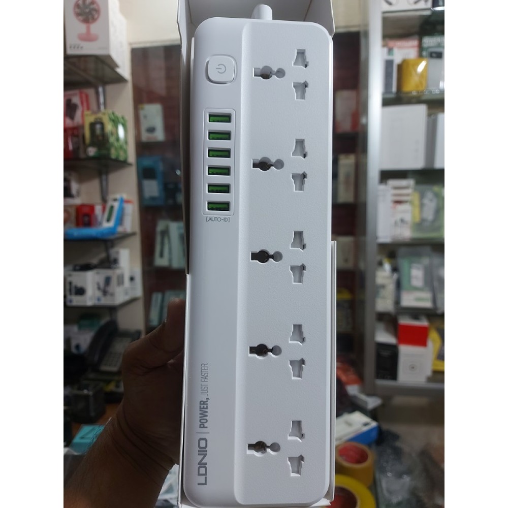 Buy Best LDNIO SC5614 Power Strip 6 USB Price In Bangladesh