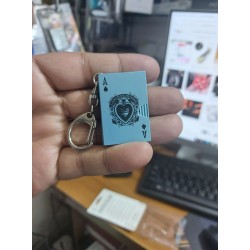 Card Gas Lighter With Keyring