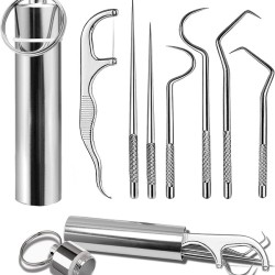 Stainless Steel Metal Toothpick Set