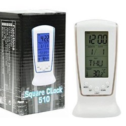 Square Clock 510 Led Backlight Alarm Clock