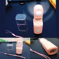 SD09 Mini Portable Hand Fan With Flash Light