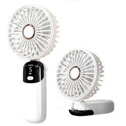 H15 Mini Hand Fan 5 Speeds Display