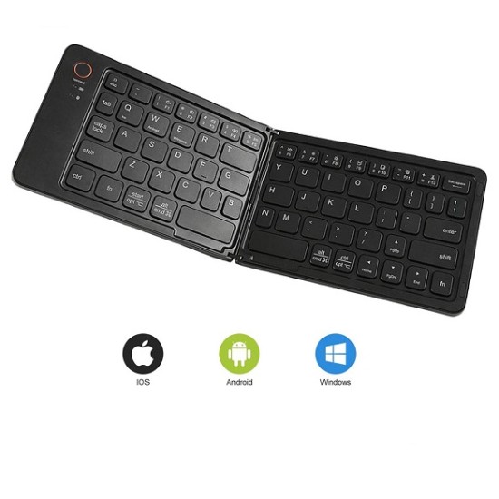 189i Foldable Bluetooth Keyboard With Stand Rechargeable