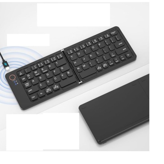 189i Foldable Bluetooth Keyboard With Stand Rechargeable