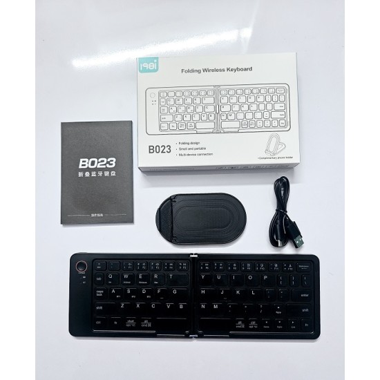 189i Foldable Bluetooth Keyboard With Stand Rechargeable