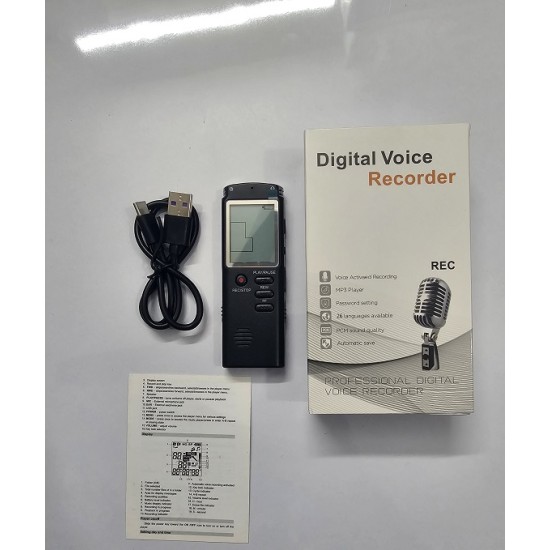 Digital Voice Recorder 8GB Noise Reduction