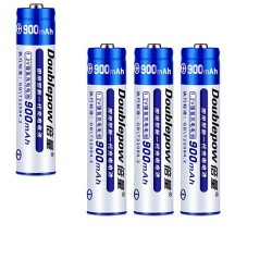 Doublepow AAA 900mAh Rechargeable Batterys 4 Piece