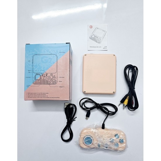 G7 HandHeld Kids Game Player Game Box Extra Controller Pink