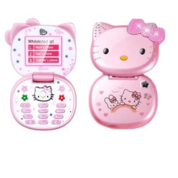 Hello Kitty K688 Folding Phone Pink