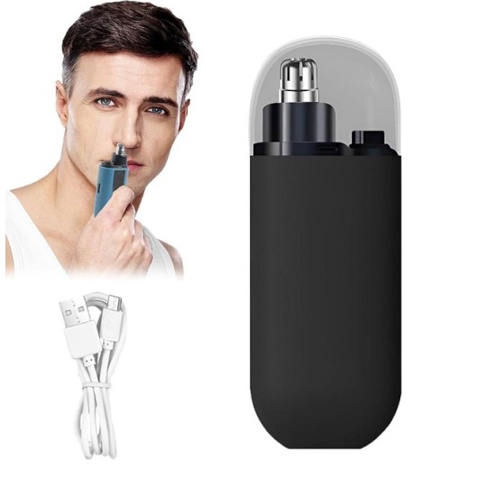 LT535 Mini Nose Trimmer Rechargeable - Black