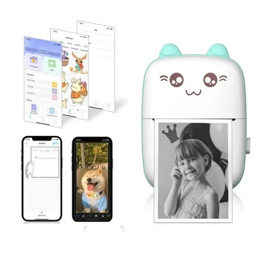 M7 instant Bluetooth Photo Printer Text Printer Lebel Printer