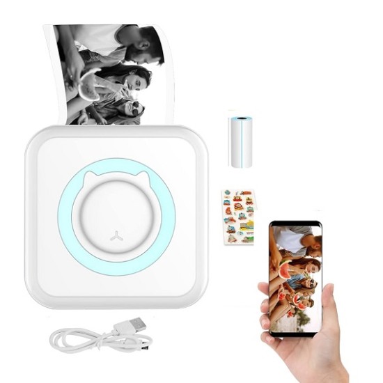 M9 Portable instant Photo Printer Text Printer Lebel Printer