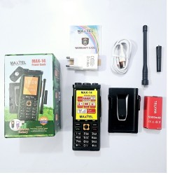 Maxtel Max-14 Antina Phone Power Bank 5500mAh Four Sim Black