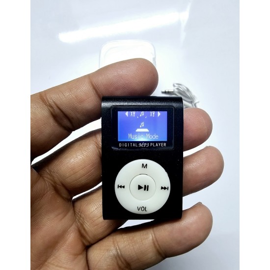 Mini Clip MP3 Music Player LED Display