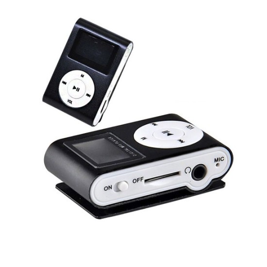 Mini Clip MP3 Music Player LED Display