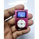 Mini Clip MP3 Music Player Display Pink