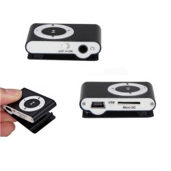 Mini Mp3 Music Player Metal Body -Black