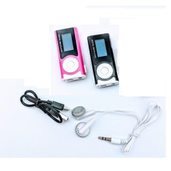 Portable Mini MP3 Music Player With Display -Black