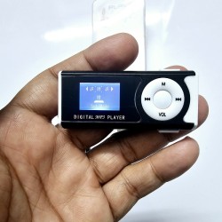 Portable Mini MP3 Music Player With Display -Black