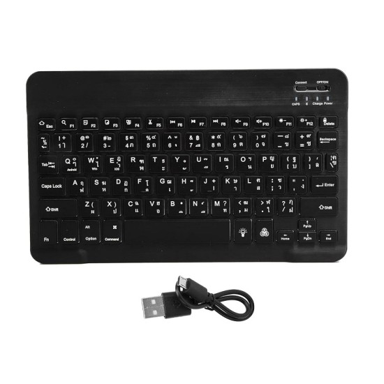 Universal Portable Bluetooth Keyboard 7 inch Rechargeable