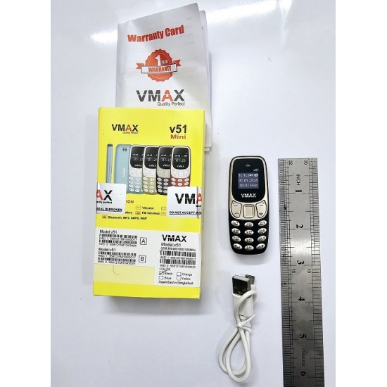 Vmax V51 Mini Phone Magic Voice Black