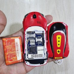 Car Shape Mobile Phone W2020 Dual Sim Camera Red