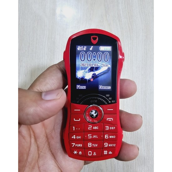 Car Shape Mobile Phone W2020 Dual Sim Camera Red