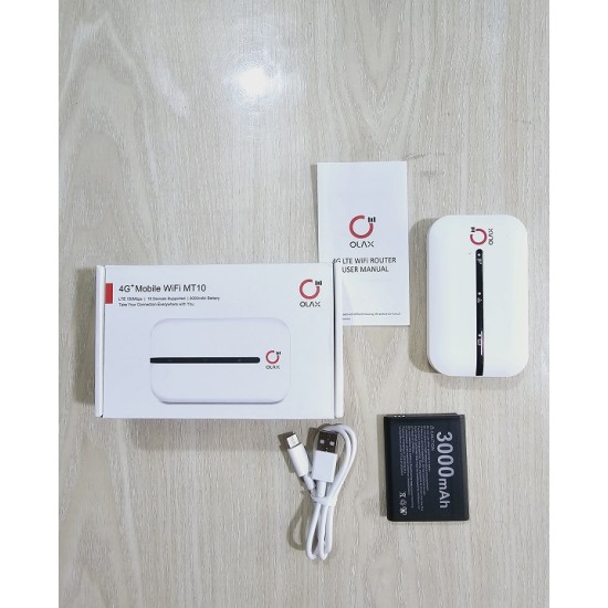 OLAX MT10 4G Pocket WiFi Router 3000mAh