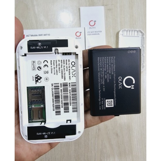 OLAX MT10 4G Pocket WiFi Router 3000mAh