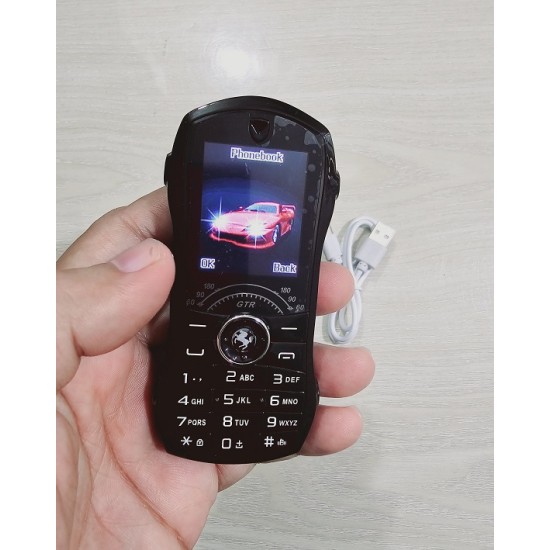 Car Shape Mobile Phone W2020 Dual Sim Camera Black