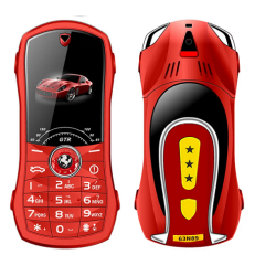 Car Shape Mobile Phone W2020 Dual Sim Camera Red