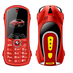 Car Shape Mobile Phone W2020 Dual Sim Camera Red