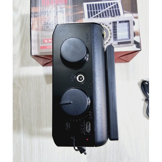 Kboard KTF-1481 Solar Charging FM Radio BT Speaker 2000MAh Battery MP3 Player TF USB Flashlight