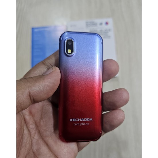 Kechaoda k115 Pro Card Phone Dual Sim Red