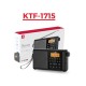 KTF-1715 FM Radio BT Speaker MP3 Player TF USB Flashlight