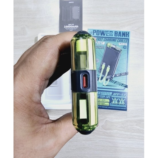 Remax RPP-53 Power Bank 10000mAh Fast Charging 22.5W