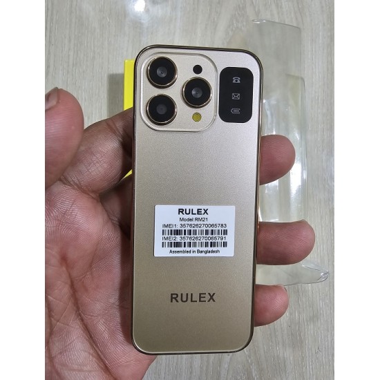 Rulex RM21 Mini Phone Dual Sim Gold