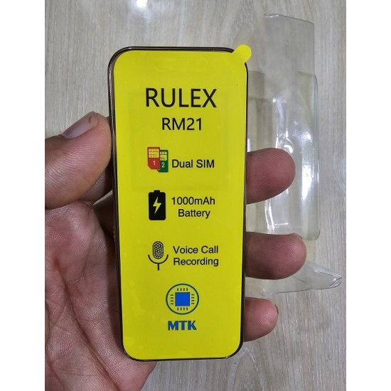 Rulex RM21 Mini Phone Dual Sim Gold