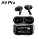 A9 Pro ANC ENC Wireless Earbuds Touch Control Double Dark Noise Reduction Black