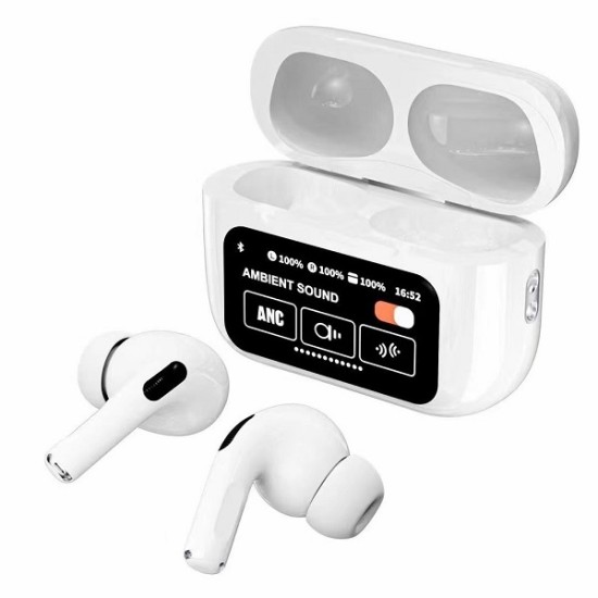 A9 Pro ANC ENC Wireless Earbuds Touch Control Double Dark Noise Reduction