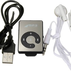 AR04 MP3 Music Player With Clip Black