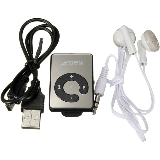 AR04 MP3 Music Player With Clip Black