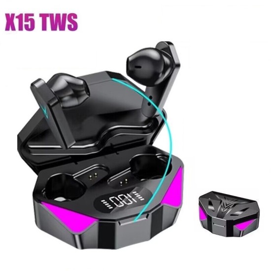 X15 TWS Wireless Earphone Bluetooth 5.0 LED Display