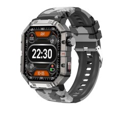 Gw55 Sport Smart Watch 2.02 inch Compass Bt Call IP68 Ai Voice Smartwatch - Army