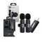 K35 Pro Dual Mic Wireless Microphone 3.5mm Jack