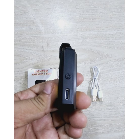 M8 USB Lighter With COB Flashlight