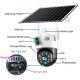 P6A Solar V380 4G Sim Dual Lens WiFi Camera 1200mAh Battery Outdoor Night Vision