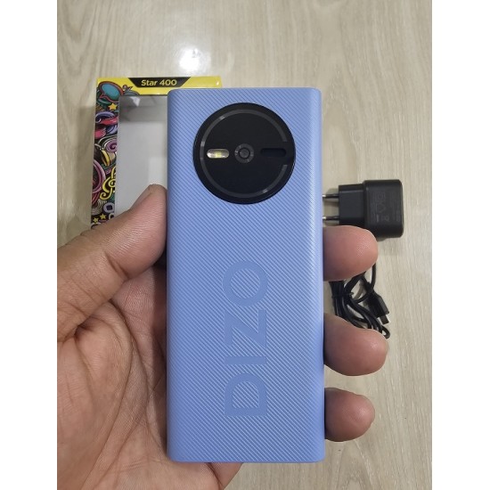 Realme Dizo Star 400 Button Phone 100 Days Replacement Warranty - Blue