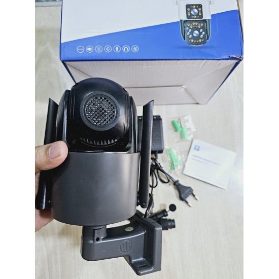 V11 V380 4G Sim Dual Lens Wireless Cameras Outdoor Night Vision Waterproof