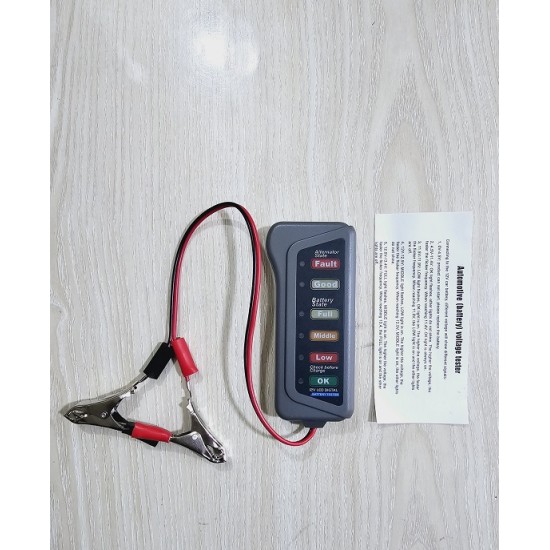 12V Battery Lavel Tester Car Motorcycle Battery Tester